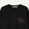 Sweatshirt Dachshund Black