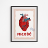 Plakat Serce Miłość 30x40