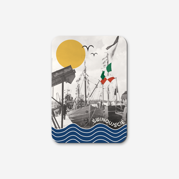 Magnes Świnoujście Łódka Kolaż