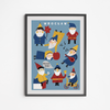 Plakat Wrocław Krasnale 50x70