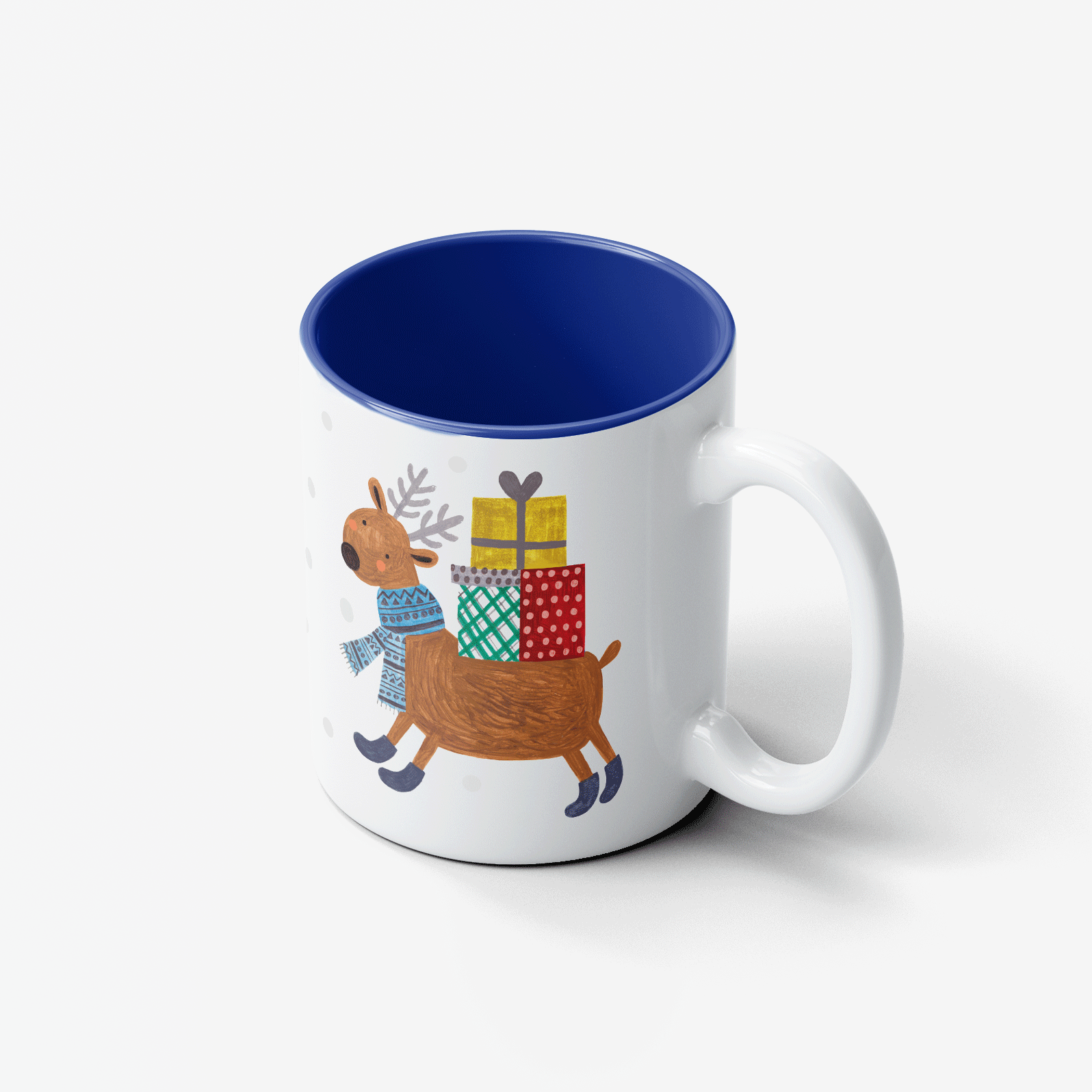 Kubek Ceramiczny Renifer Kropki