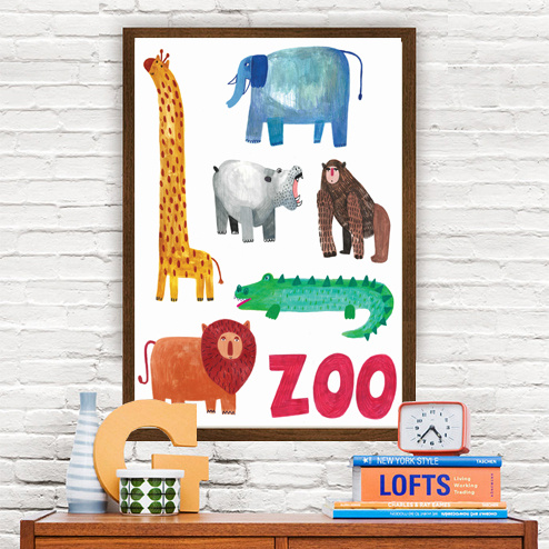 Zoo Poster 21x30