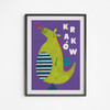 Krakow Dragon Barrel Poster 30x40