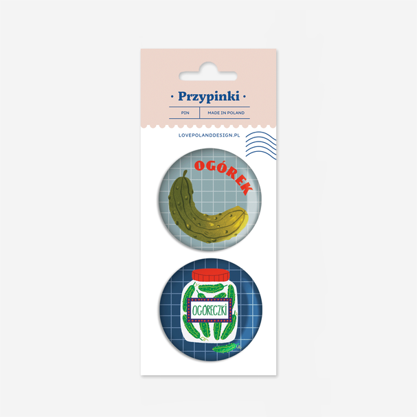Cucumber Pin Set
