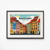 Plakat Warszawa Rynek Starego Miasta 40x50