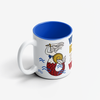 Kubek Ceramiczny Syrenka Retro Indygo