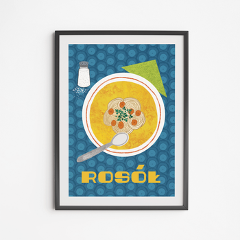 Plakat Rosół 21x30