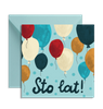 Kartka Sto Lat! Balony