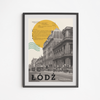 Plakat Łódź Piotrkowska Kolaż 40x50