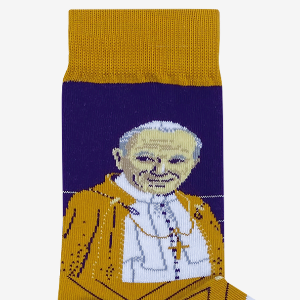Skarpetki Papież Jan Paweł II Kremówki