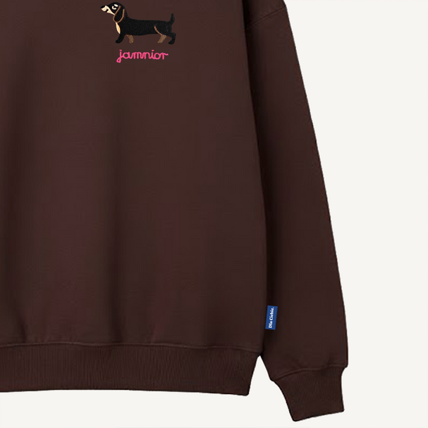 Sweatshirt Dachshund Chocolate