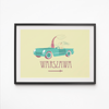 Plakat Syrenka Cabrio 40x50