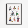 Plakat Warsaw People 30x40
