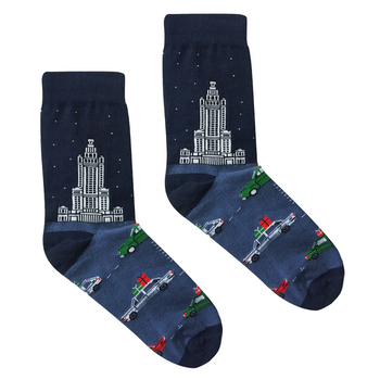 Socks Warsaw Palace of Culture Christmas Rush