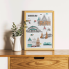 Plakat Wrocław Trasa Spacerowa 21x30