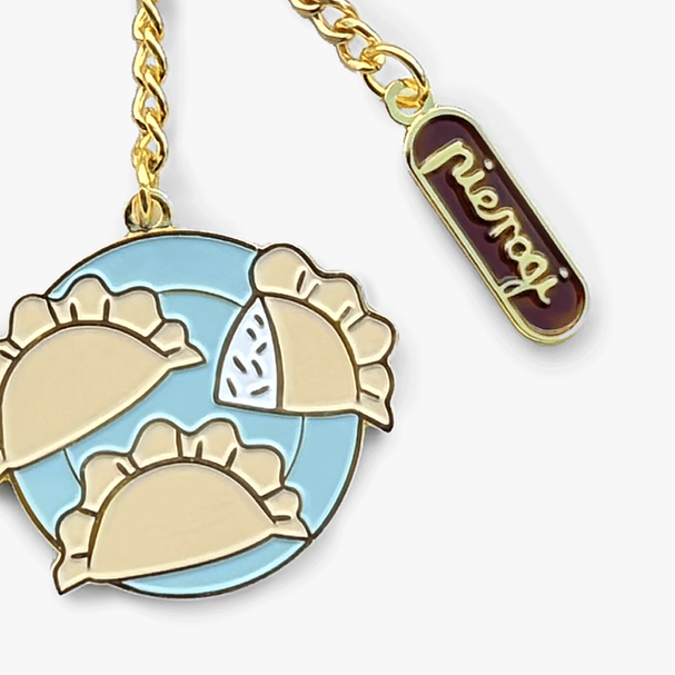 Keychain Dumplings Turquoise