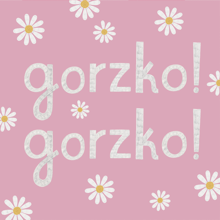 Kartka Gorzko Gorzko Biały