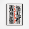 Plakat Łódź Piotrkowska 21x30