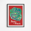Plakat Polska Mapa 40x50