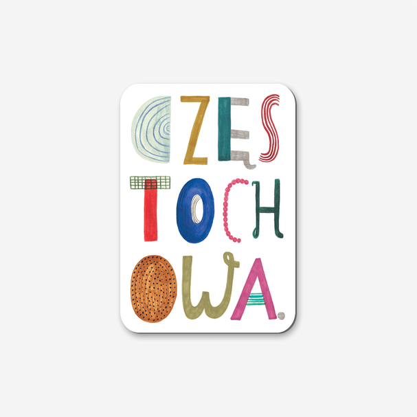 MAGNES CZĘSTOCHOWA NAPIS KOLOR
