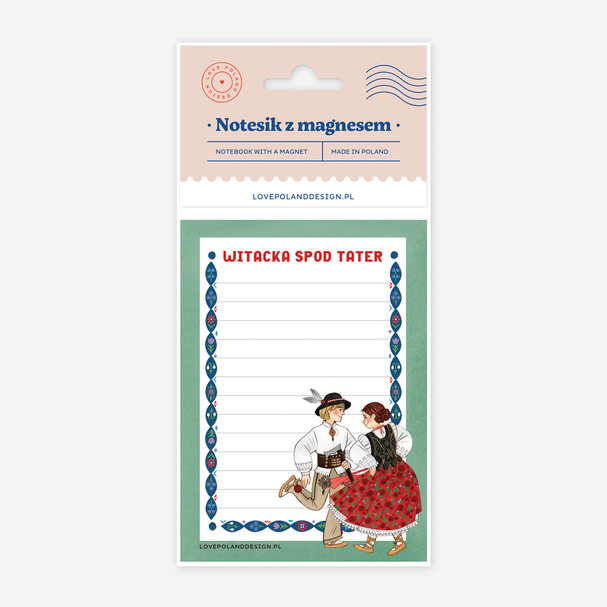 Notebook with magnet Zakopane Highlanders