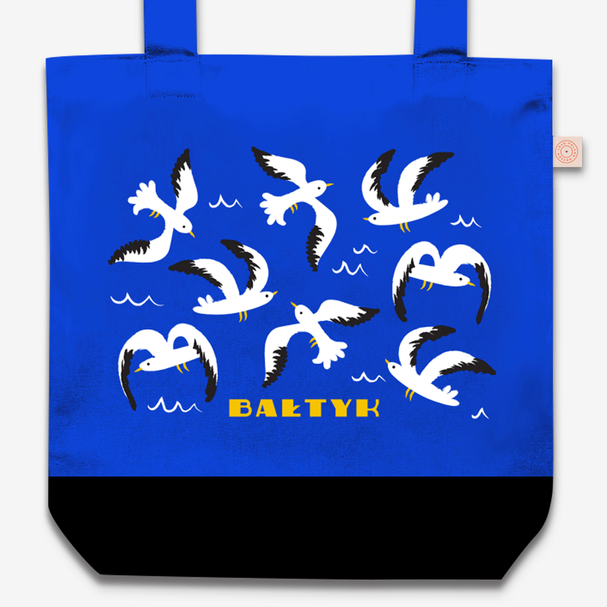 Cotton Bag XL Baltic Seaguls